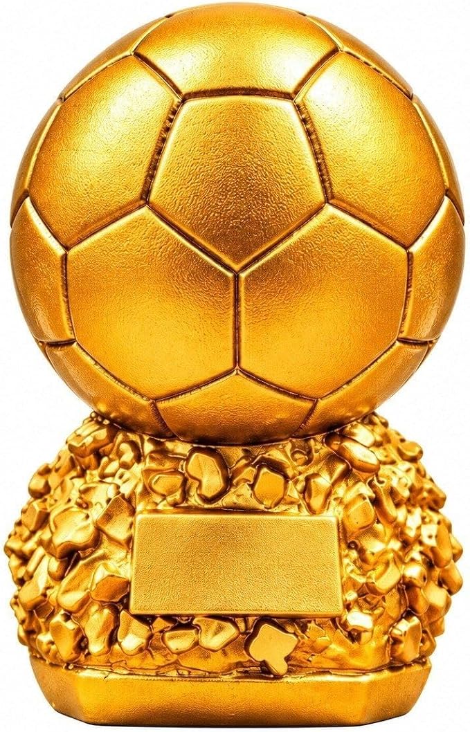 كأس بلوندور حجم صغير بتصميم كرة ذهبية، مجسم تذكاري لكرة القدم مع قاعدة مزخرفة ولوحة قابلة للتخصيص، هدية لمحبي كرة القدم والديكور الرياضي