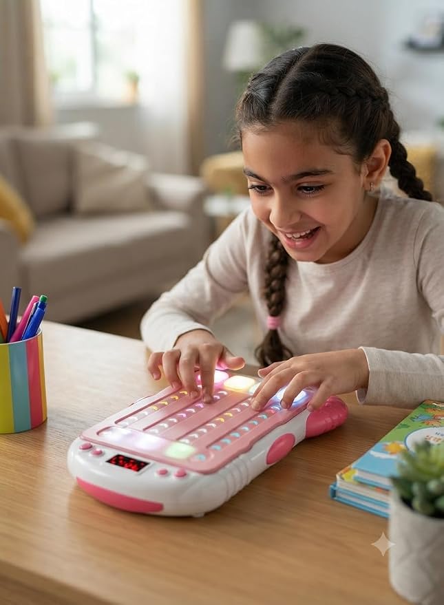 لعبة الأضواء الموسيقية - هدية مميزة لتطوير سرعة البديهة والتركيز للبنات