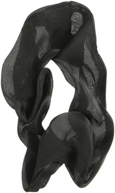 First Choice fabric hair scrunchie, black color