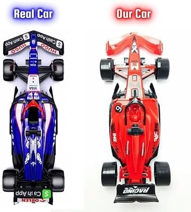 Pull-back toy Formula 1 car