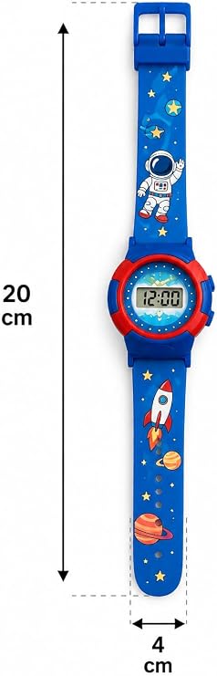 Lightweight cartoon digital wristwatch for children