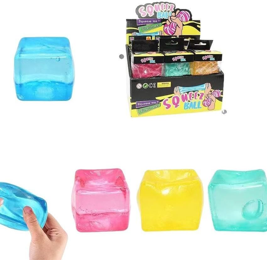 Transparent sensory stress relief cube - 1 piece