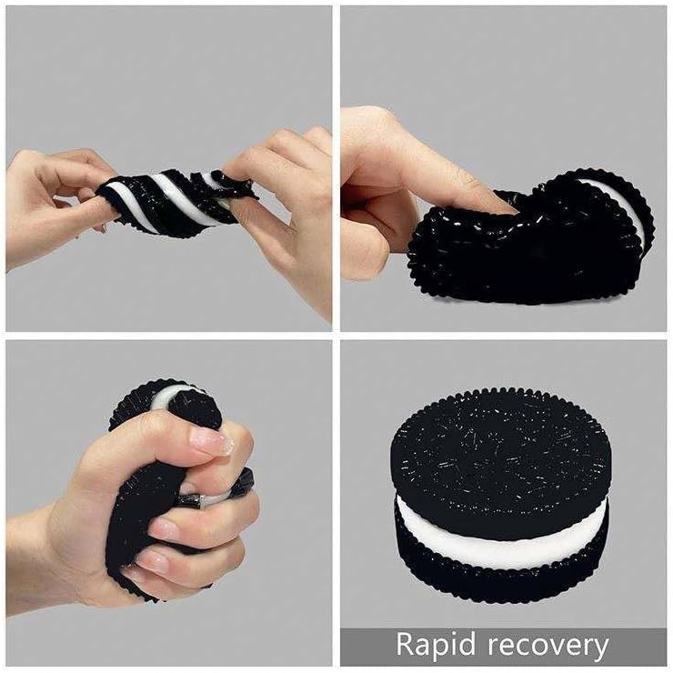 Soft biscuit-shaped squishy - 1 piece