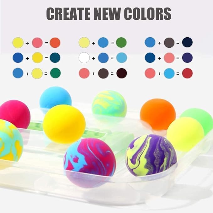 Flexible polymer clay, multi-color set (12 colors)