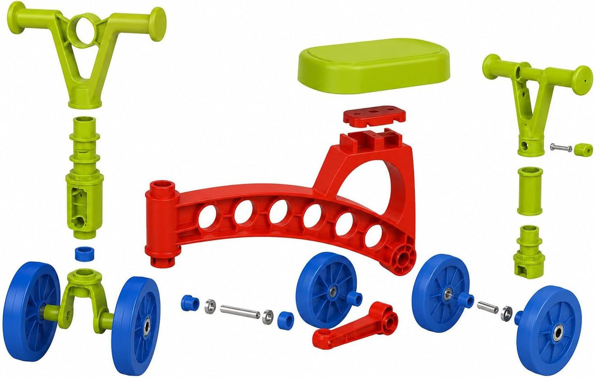 Baby Car four-wheeled balance bike for children - girls'