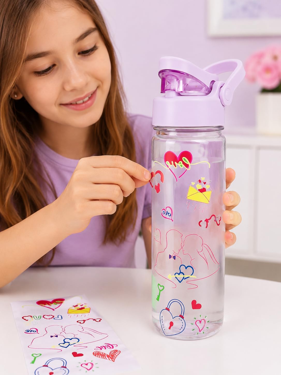 3 waterproof temporary tattoo stickers with diverse designs and styles to suit all tastes. Easy to apply and long-lasting, they effortlessly add an attractive and elegant touch to the skin.