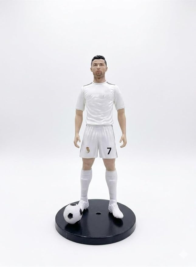 Cristiano Ronaldo small statue with number 7 display base