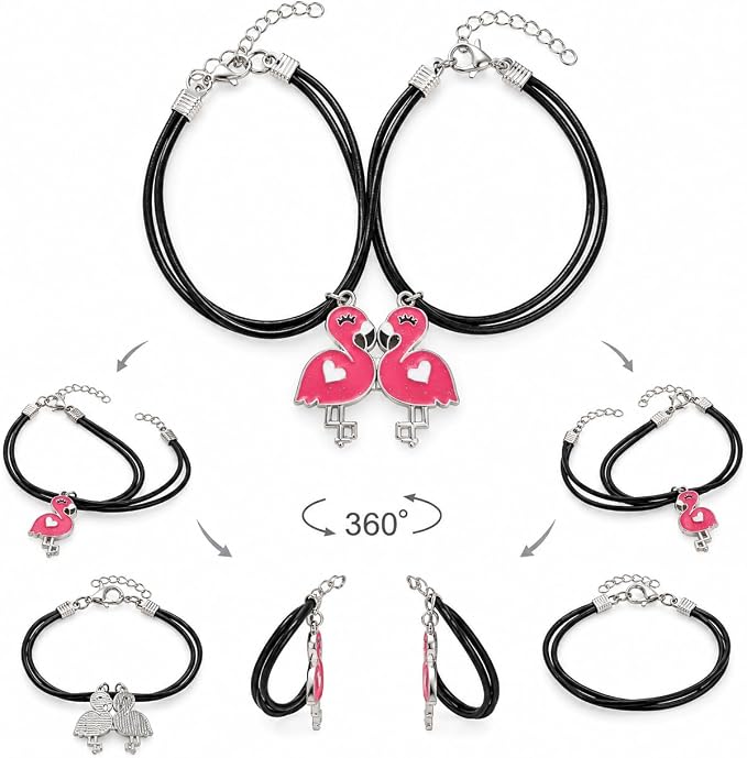 Loyalty-themed friendship bracelet set