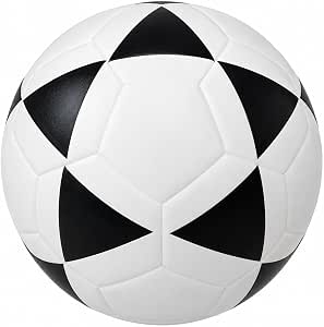 Water-resistant synthetic leather soccer ball for training and matches