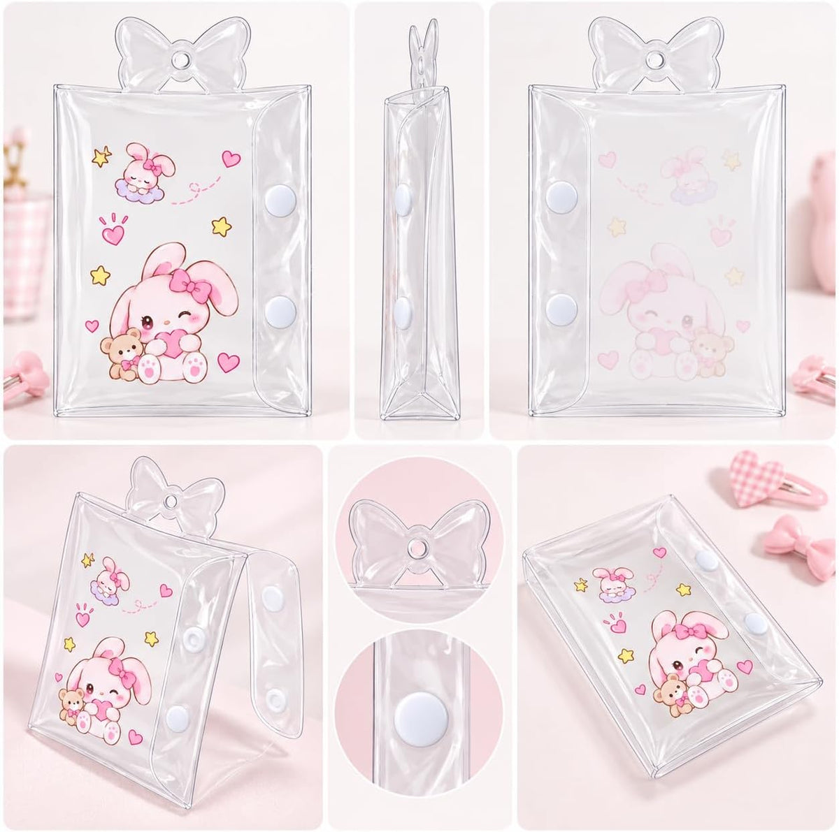 Rabbit design card holder 20×12 cm, pack of 6 pieces