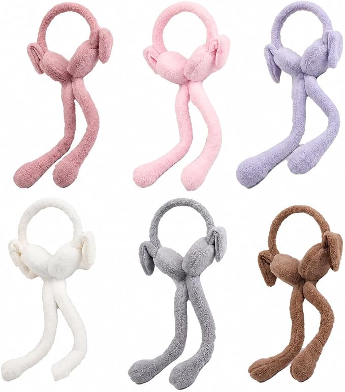 Faux Fur Rabbit Design Kids' Earmuffs - 1 Piece