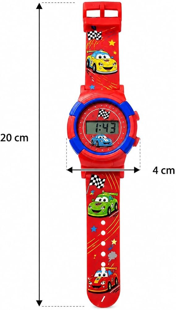 First Choice 20x4 cm cartoon design digital wristwatch