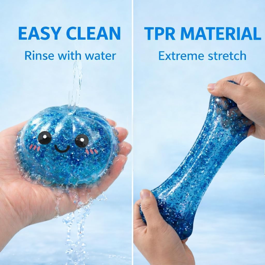 Sensory anti-stress squeeze ball (purple)
