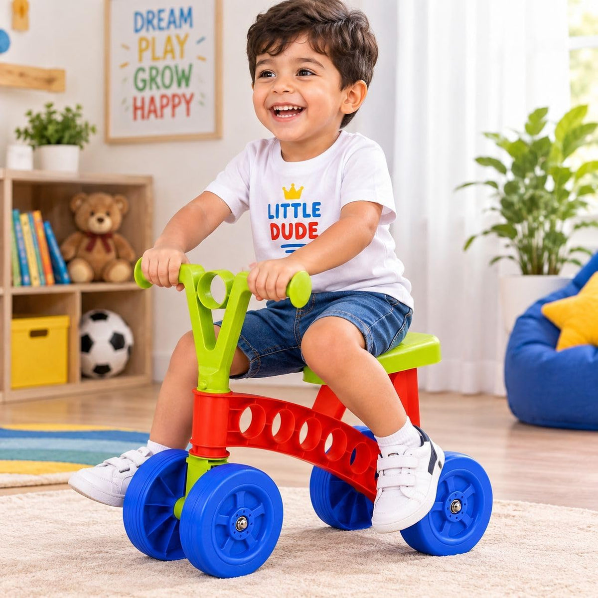 Baby Car four-wheeled balance bike for children - girls'