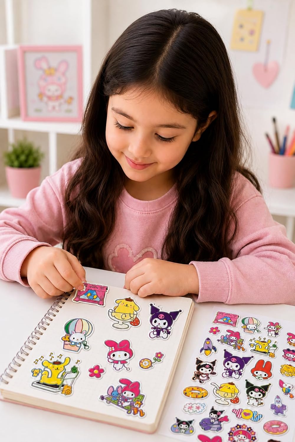 22-piece 3D cartoon stickers
