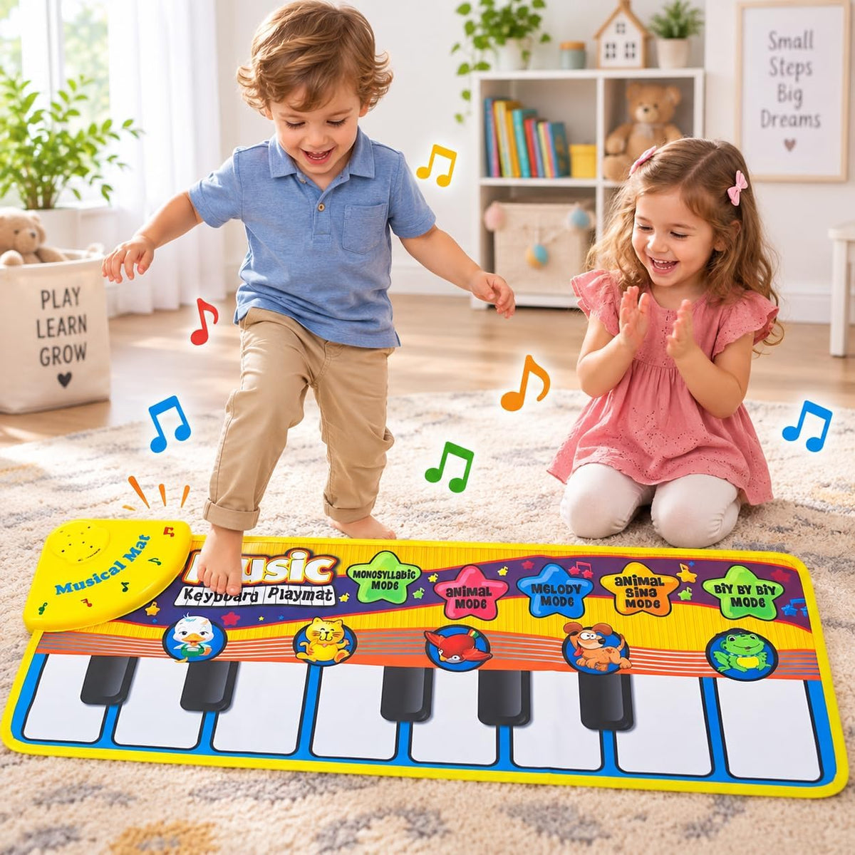 Foldable interactive musical piano mat 70×30 cm