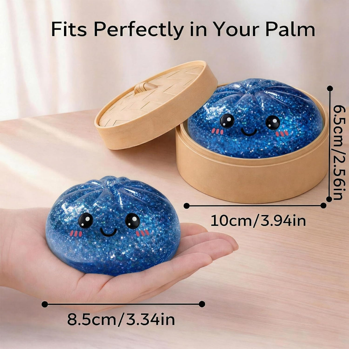 Sensory anti-stress squeeze ball (purple)