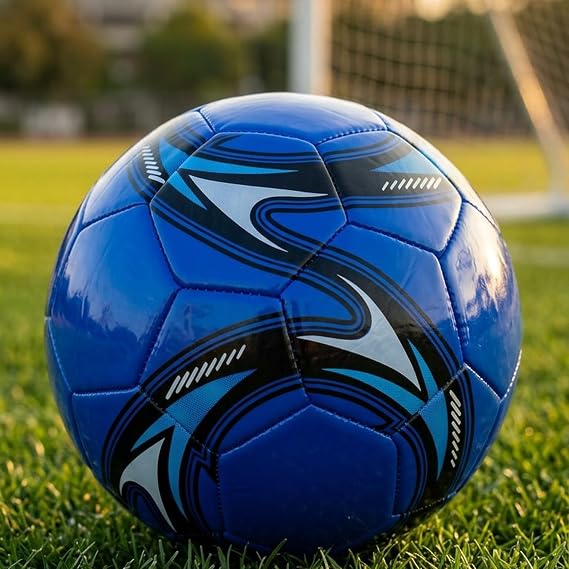 Water-resistant synthetic leather football for training and matches