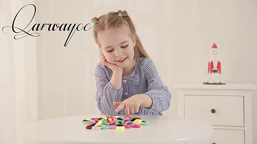 مجموعة توك شعر مرنة وملونة - ربطات شعر قطنية ناعمة بتصميم عملي ومتين (تأتي في عبوات متعددة القطع)